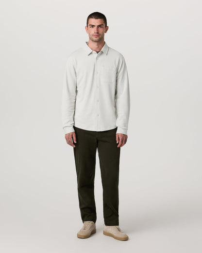 Jeffreys Overshirt Men's Winter Grey Heather Shirt - Vuori