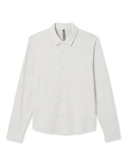Jeffreys Overshirt Men's Winter Grey Heather Shirt - Vuori