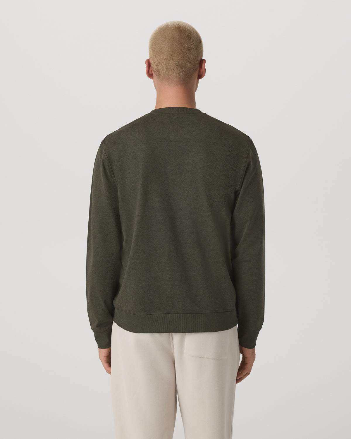 Long Sleeve Coronado Henley - Relaxed Oregano Heather - Vuori