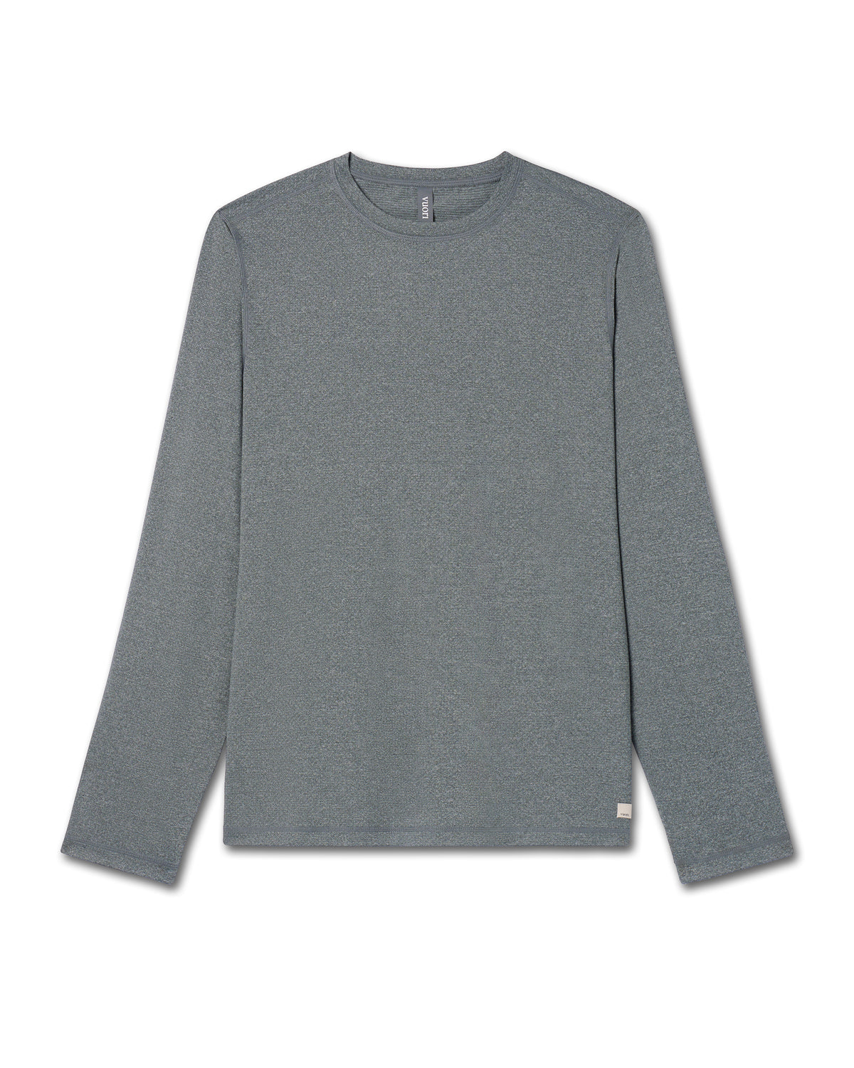 Long Sleeve Tradewind Performance Tee 2.0 Heather Grey - Vuori