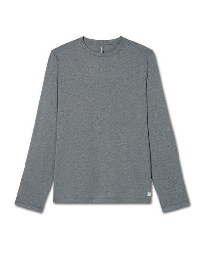Long Sleeve Tradewind Performance Tee 2.0 Heather Grey - Vuori