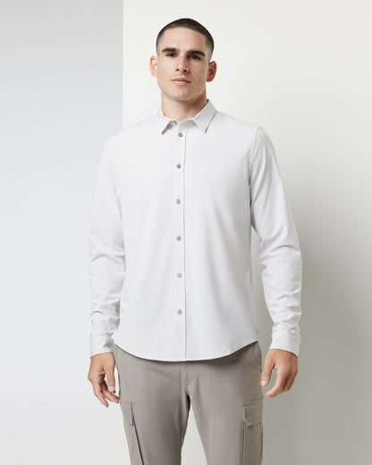 Long Sleeve Bridge Button Down Men's Salt Shirt - Vuori