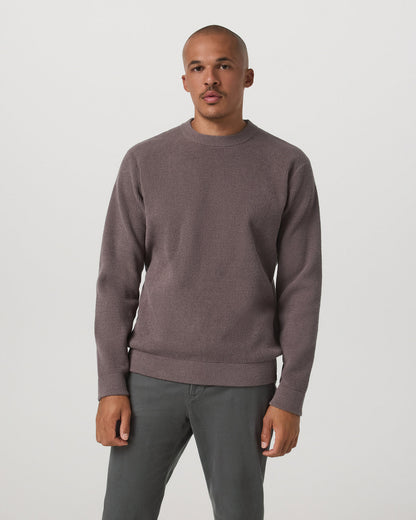 Midweight Rib Sweater Men's Timber Ribbed Knit Sweater - Vuori