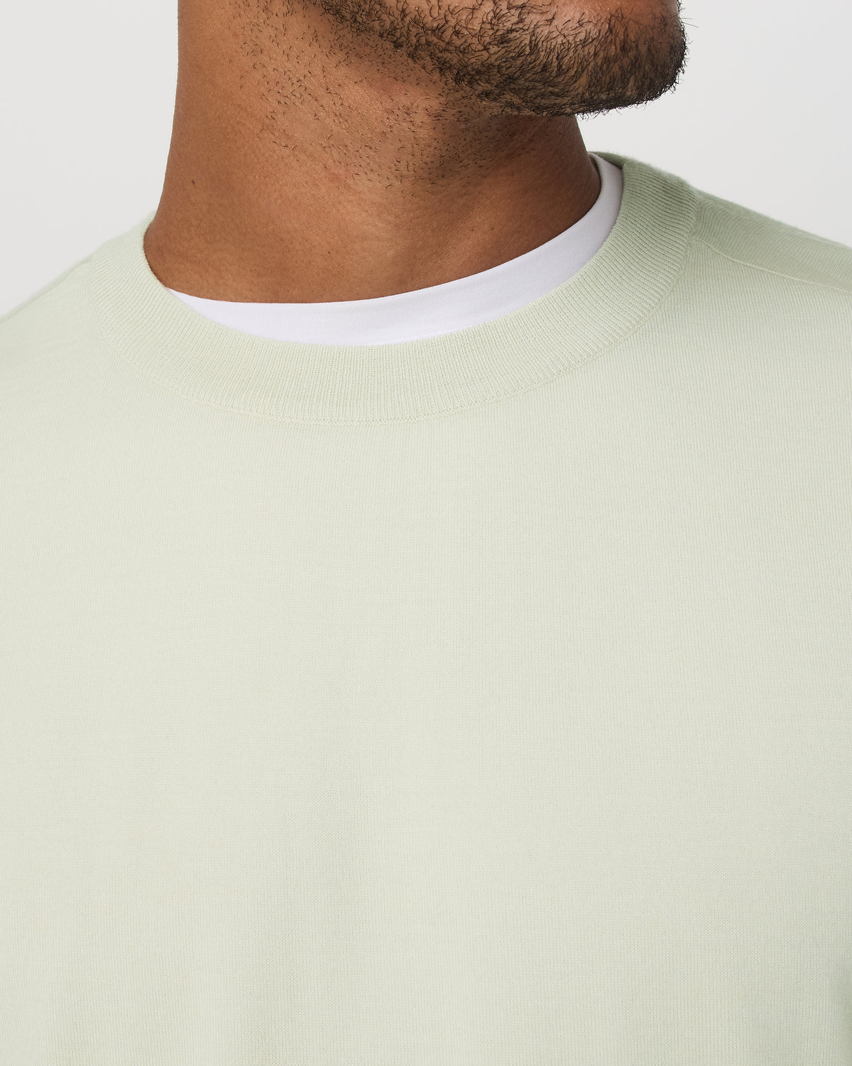 Men's Merino Fine Gauge Wool Sweater Sandalwood - Vuori