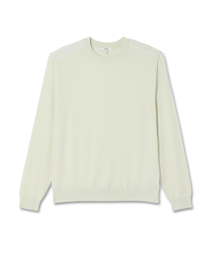 Men's Merino Fine Gauge Wool Sweater Sandalwood - Vuori