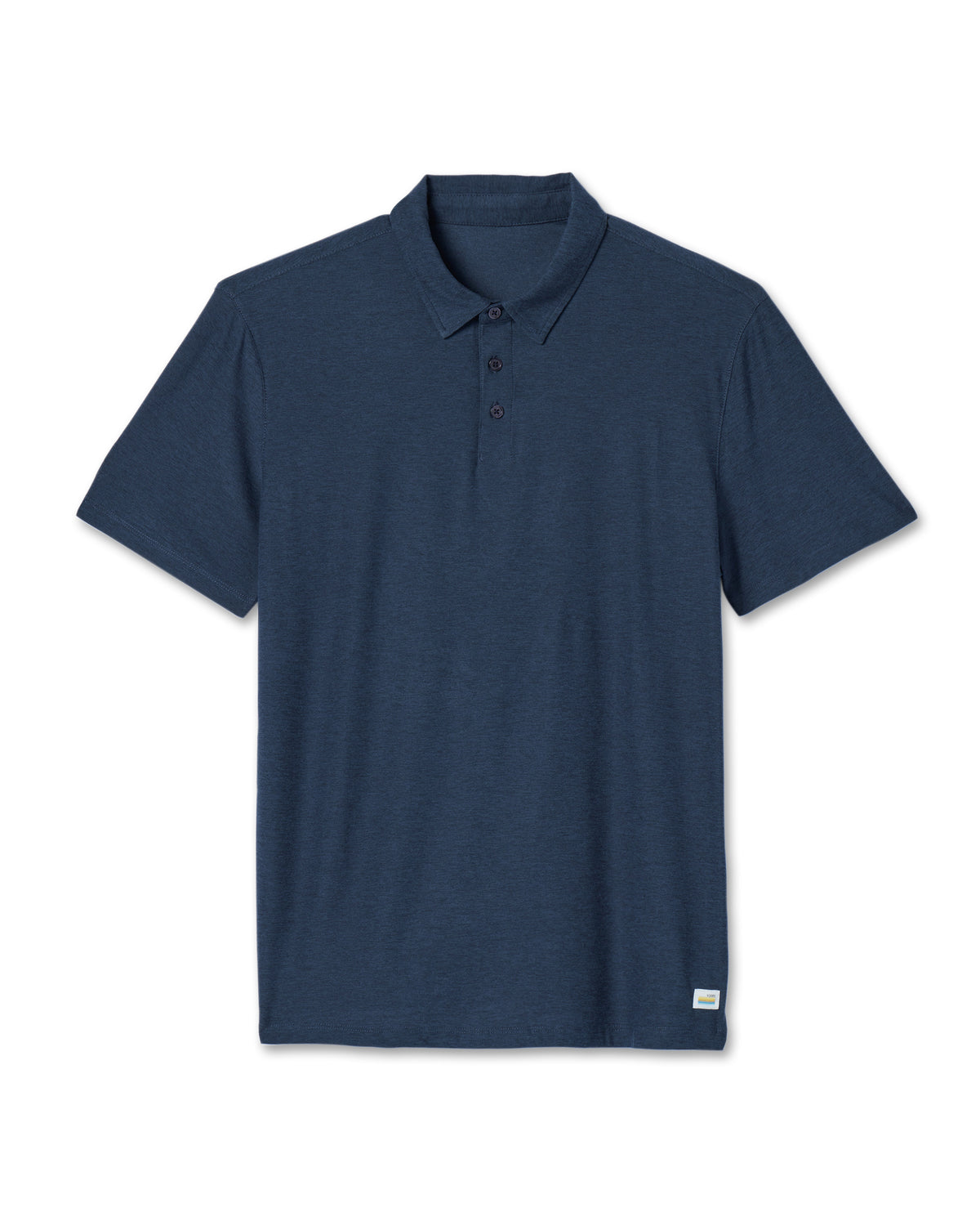 Strato Tech Polo Men's Navy Heather Polo - Vuori