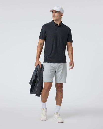 Strato Tech Polo Men's Charcoal Tech Polo Shirt - Vuori