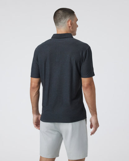 Strato Tech Polo Men's Charcoal Tech Polo Shirt - Vuori