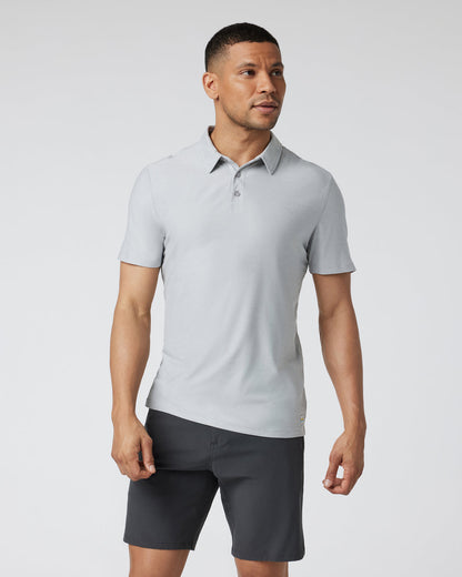 Strato Tech Polo Platinum Heather - Vuori
