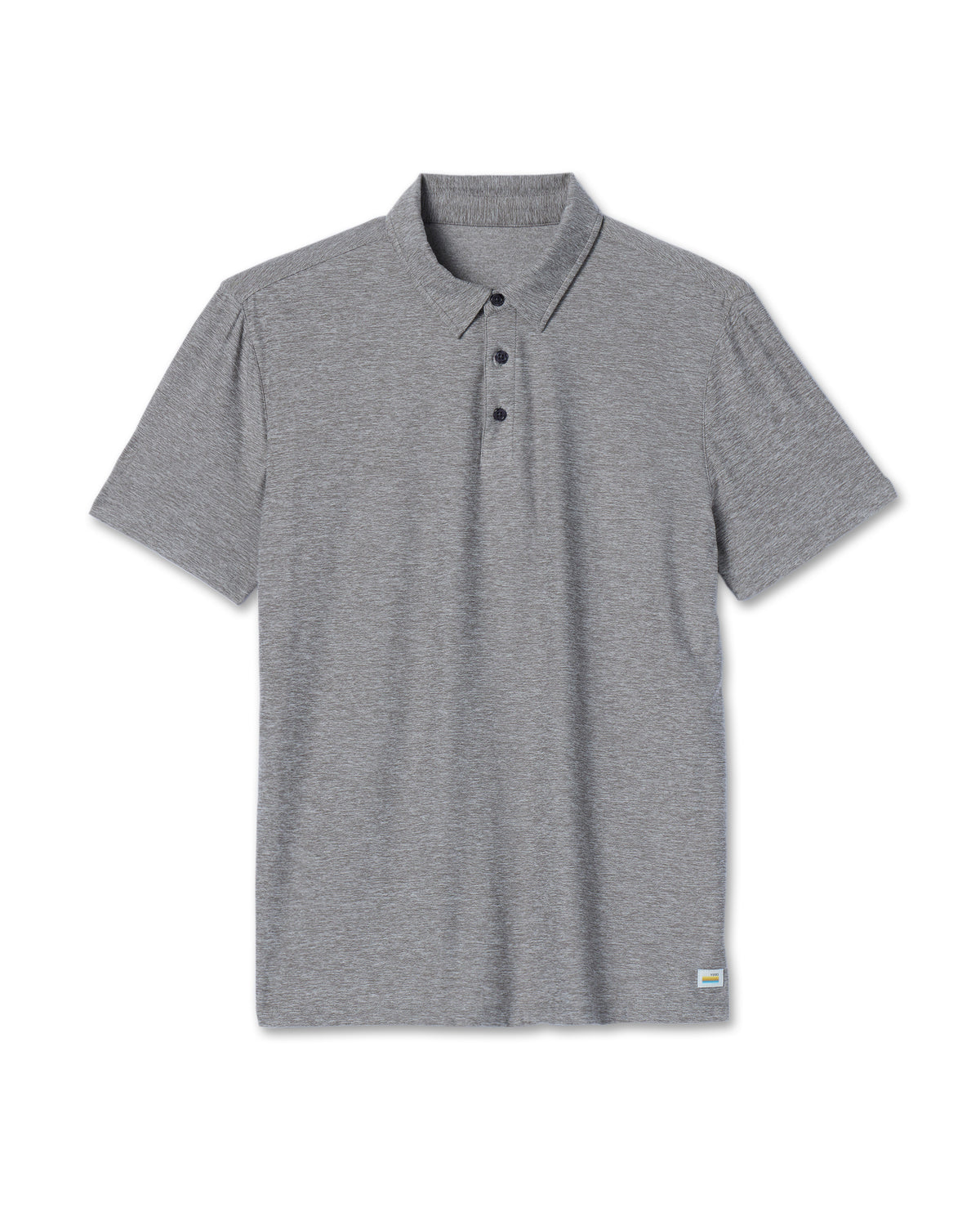 Strato Tech Polo Men's Heather Grey Polo Shirt - Vuori