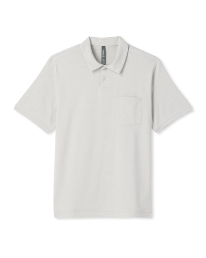 Men's Short Sleeve Ponto Performance Polo Salt Heather - Vuori