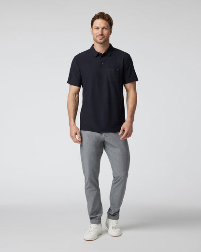 Ace Polo Men's Black Polo Clothing - Vuori