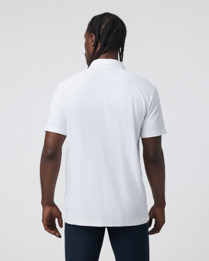 Ace Polo Men's White Polo Shirt - Vuori