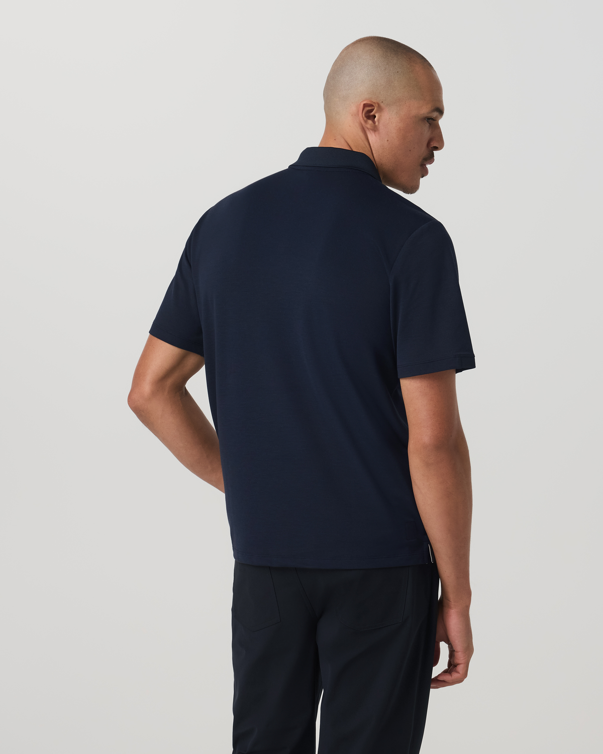 Men's Short Sleeve Gamepoint Polo 2.0 Ink - Non Tipped - Vuori