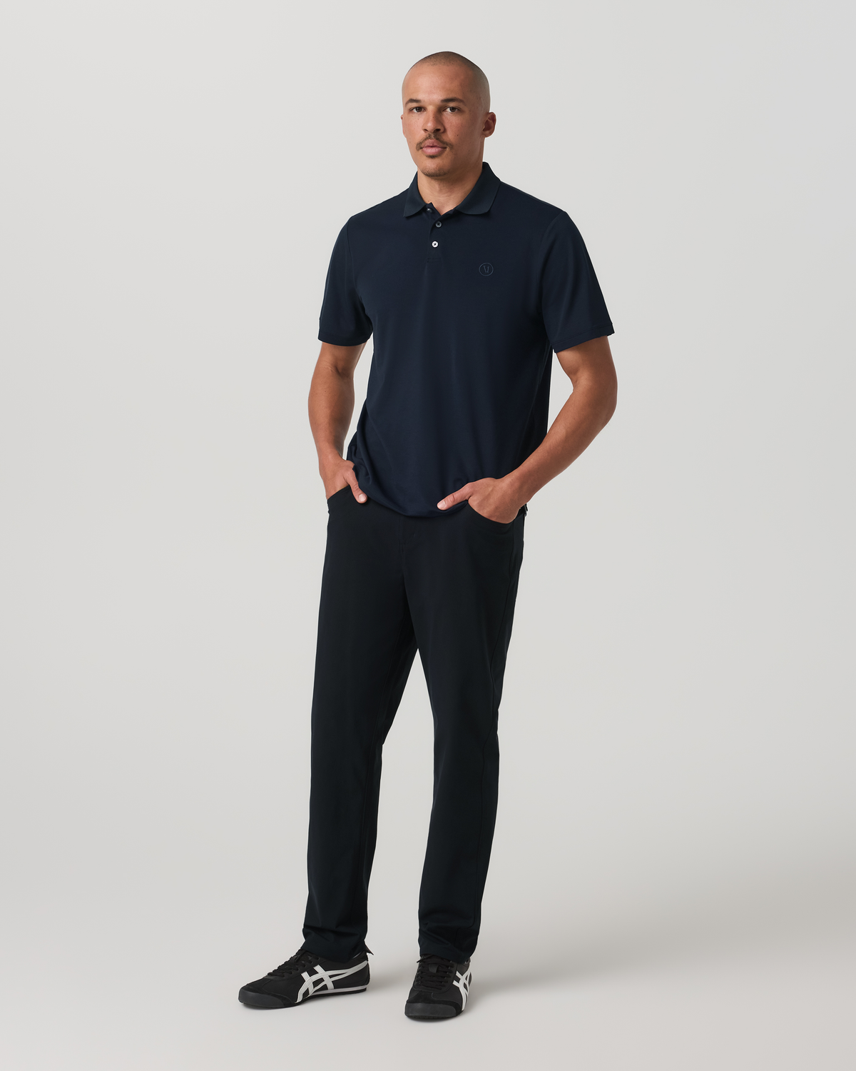 Men's Short Sleeve Gamepoint Polo 2.0 Ink - Non Tipped - Vuori