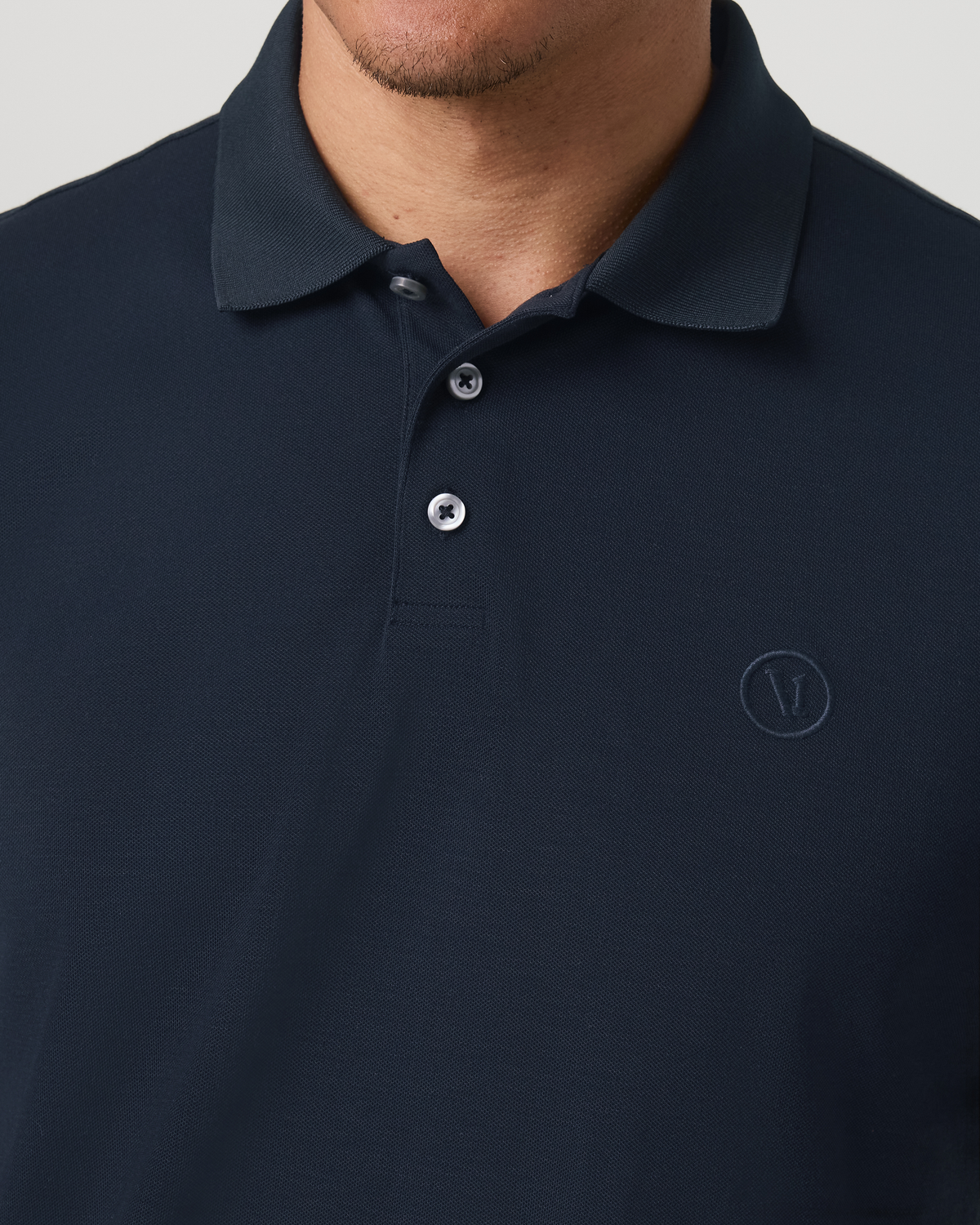 Men's Short Sleeve Gamepoint Polo 2.0 Ink - Non Tipped - Vuori
