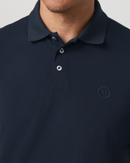 Men's Short Sleeve Gamepoint Polo 2.0 Ink - Non Tipped - Vuori