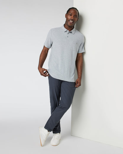 Ace Polo Men's Light Grey Polo - Vuori