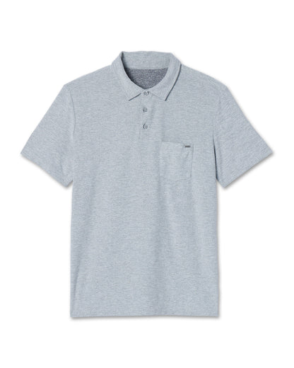Ace Polo Men's Light Grey Polo - Vuori