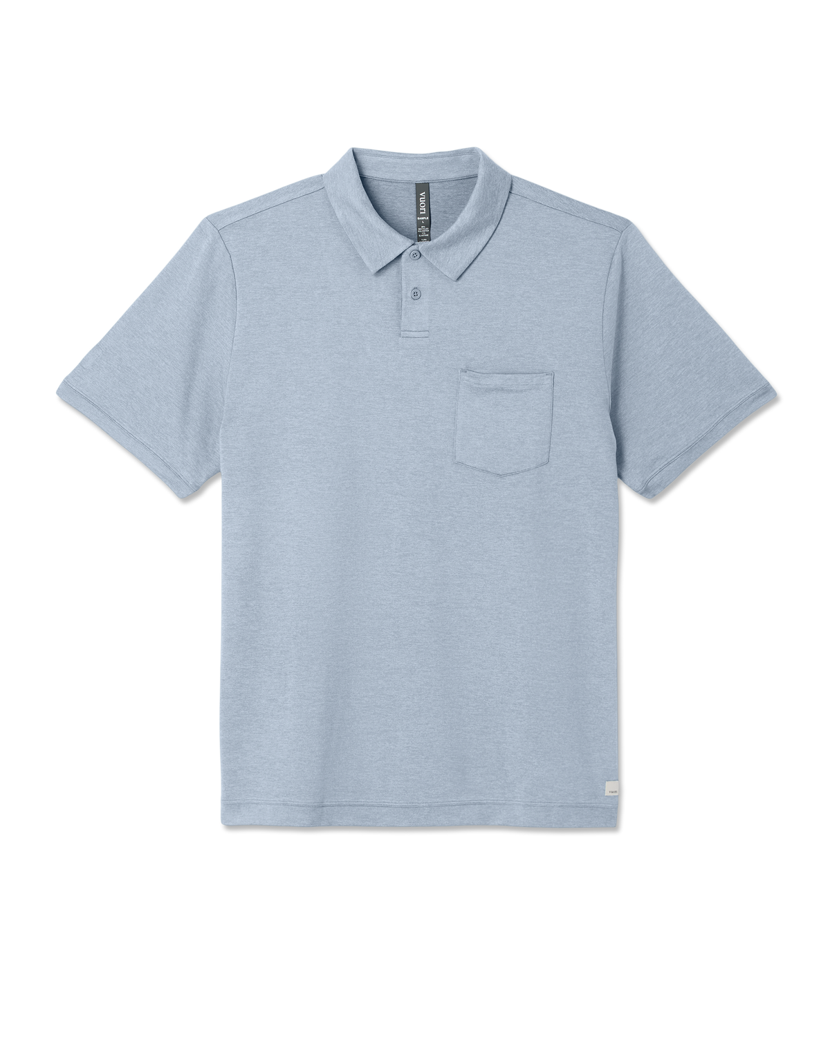Short Sleeve Ponto Performance Polo Blue Dusk Heather - Vuori