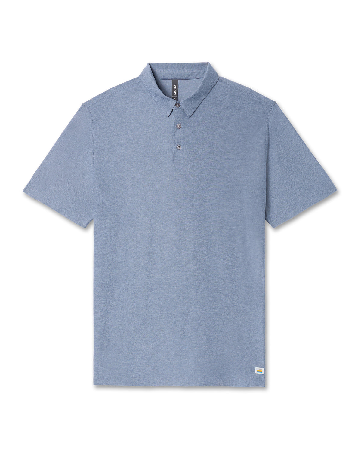 Strato Tech Polo Men's Chambray Heather Polo - Vuori