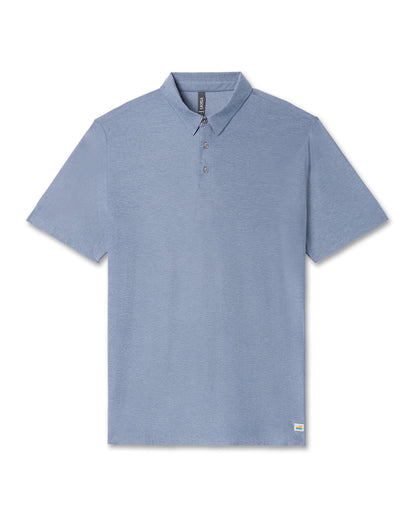 Strato Tech Polo Men's Chambray Heather Polo - Vuori