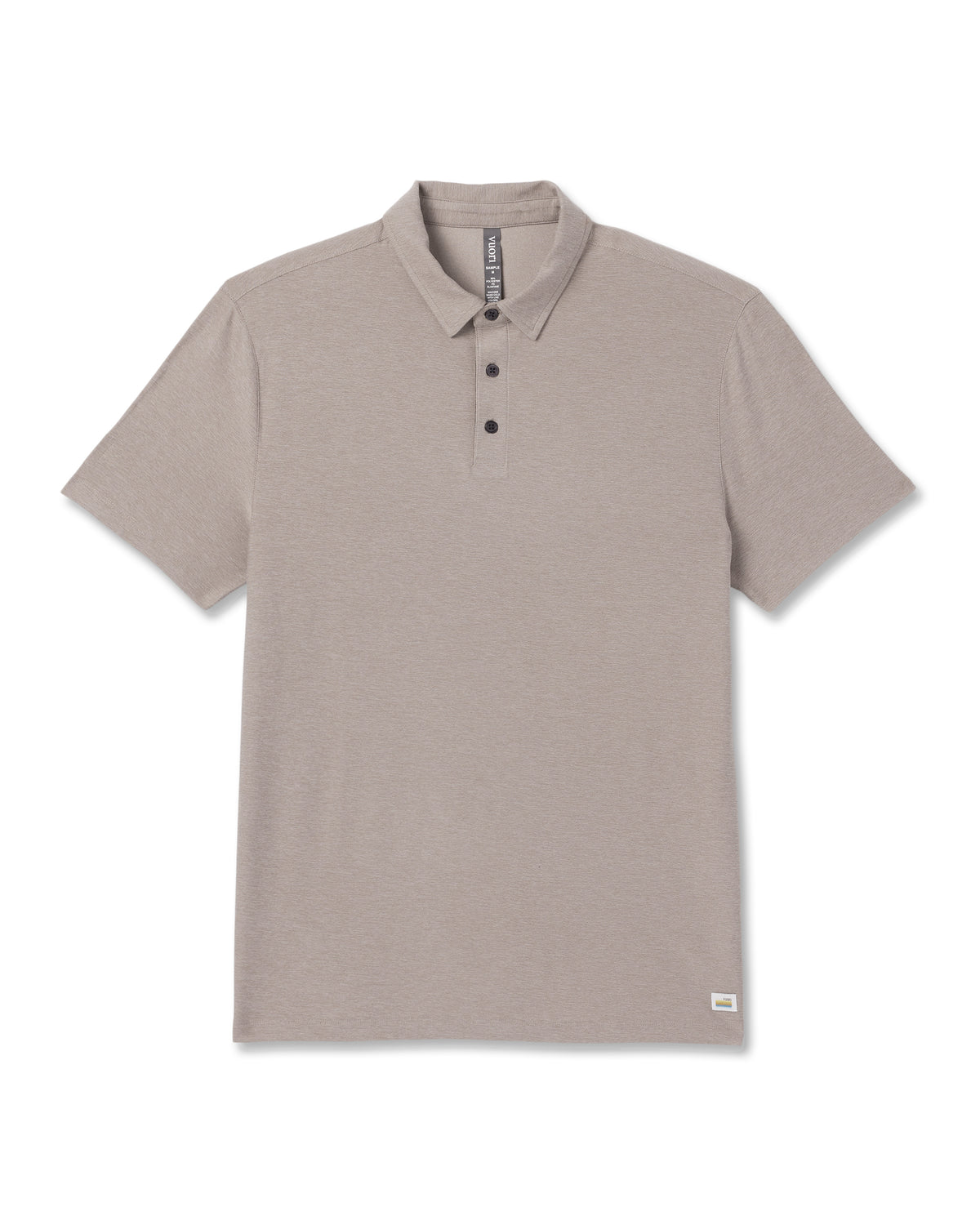 Strato Tech Polo Men's Mocha Heather Polo - Vuori