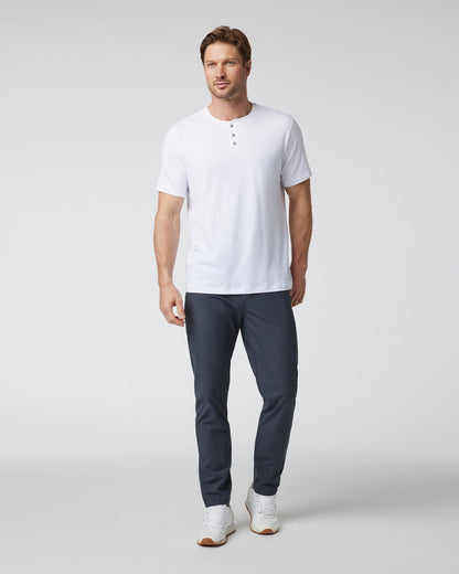 Short Sleeve Ever Henley Men's White Henley T Shirt - Vuori