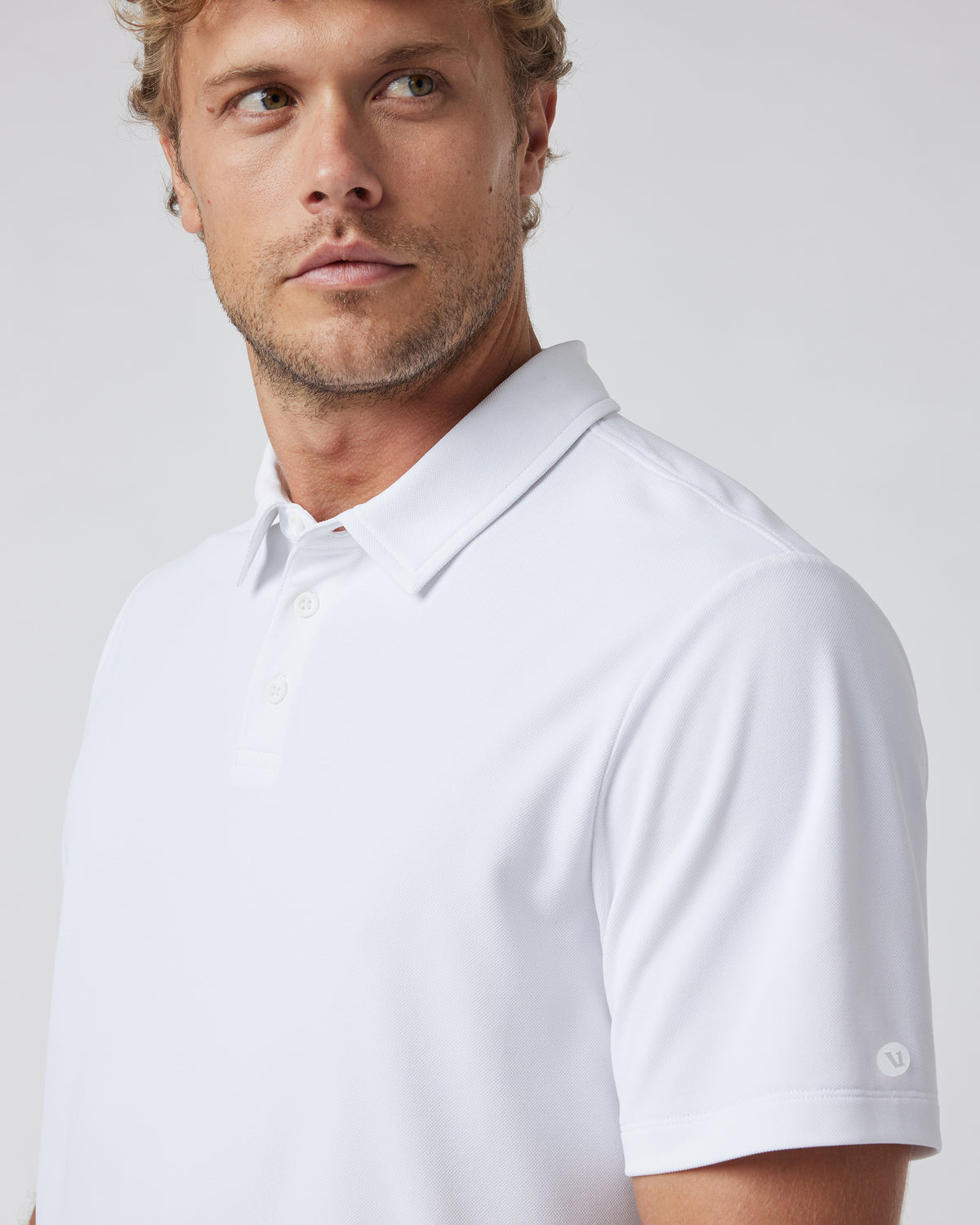 Gamepoint Polo Men's White Tennis Shirt - Vuori