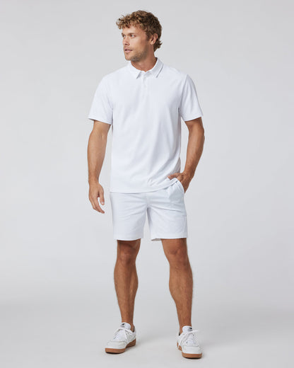 Gamepoint Polo Men's White Tennis Shirt - Vuori