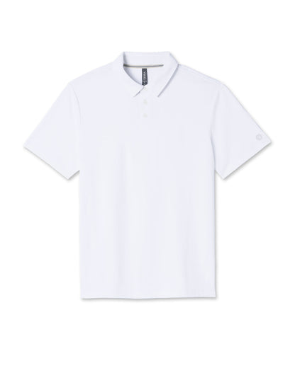 Gamepoint Polo Men's White Tennis Shirt - Vuori