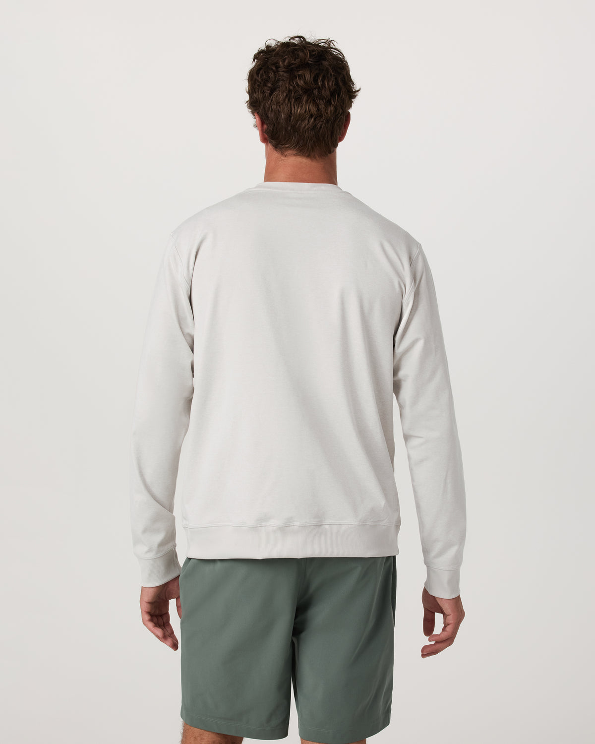 Men's Long Sleeve Coronado Henley - Relaxed Salt Heather - Vuori