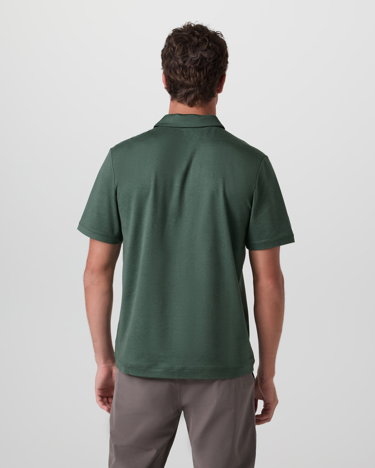 Short Sleeve Ponto Performance Polo Marsh Heather - Vuori