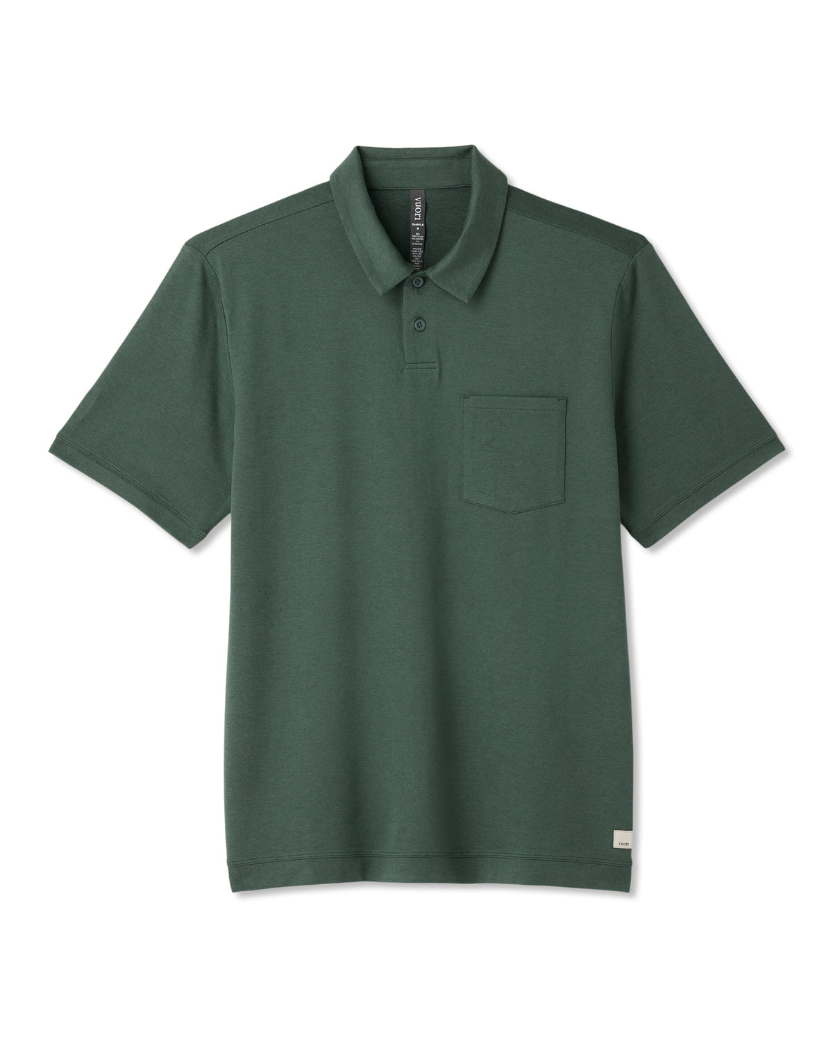 Short Sleeve Ponto Performance Polo Marsh Heather - Vuori