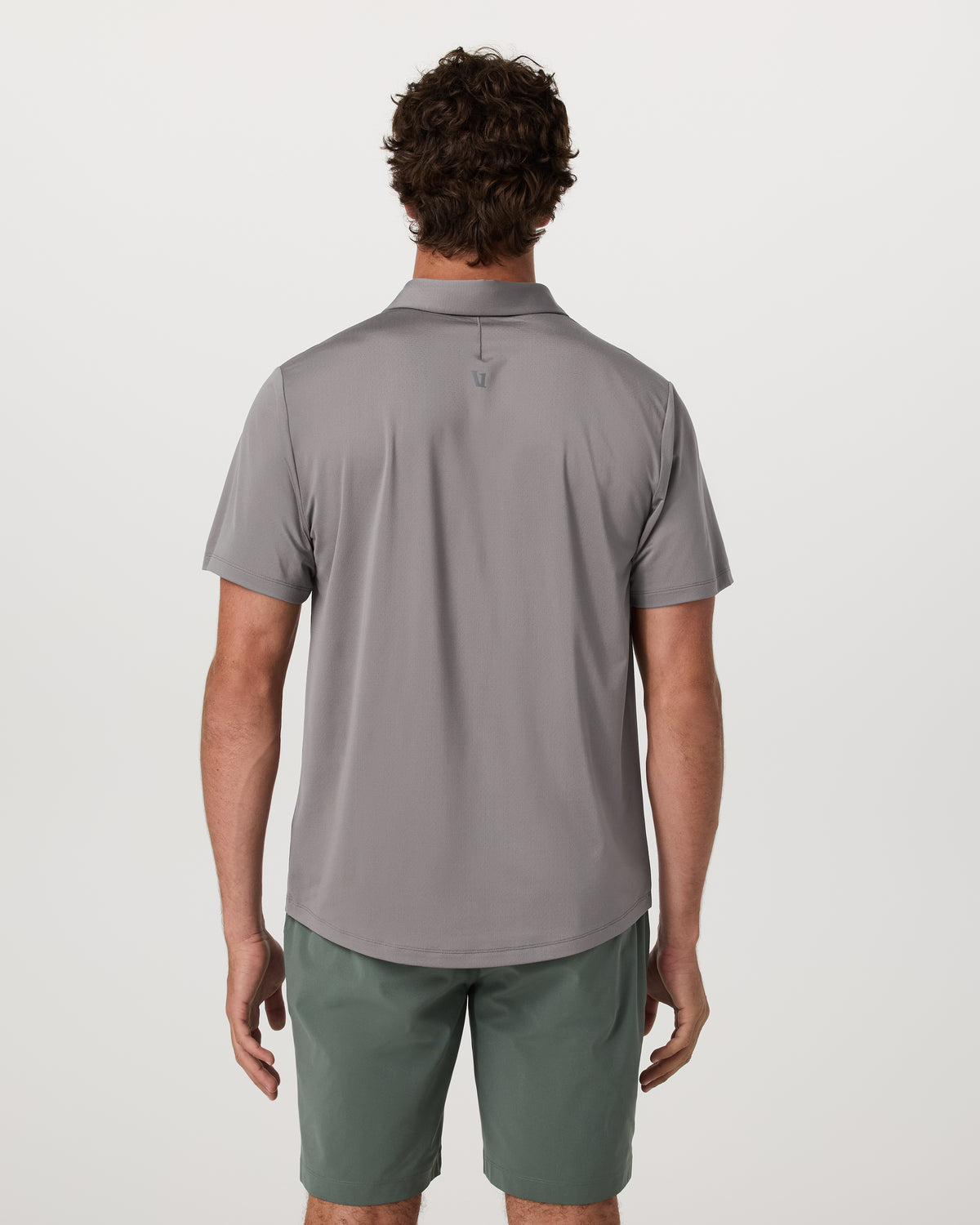 Short Sleeve Viewpoint Polo 2.0 Men's Cavern Grey Shirt - Vuori