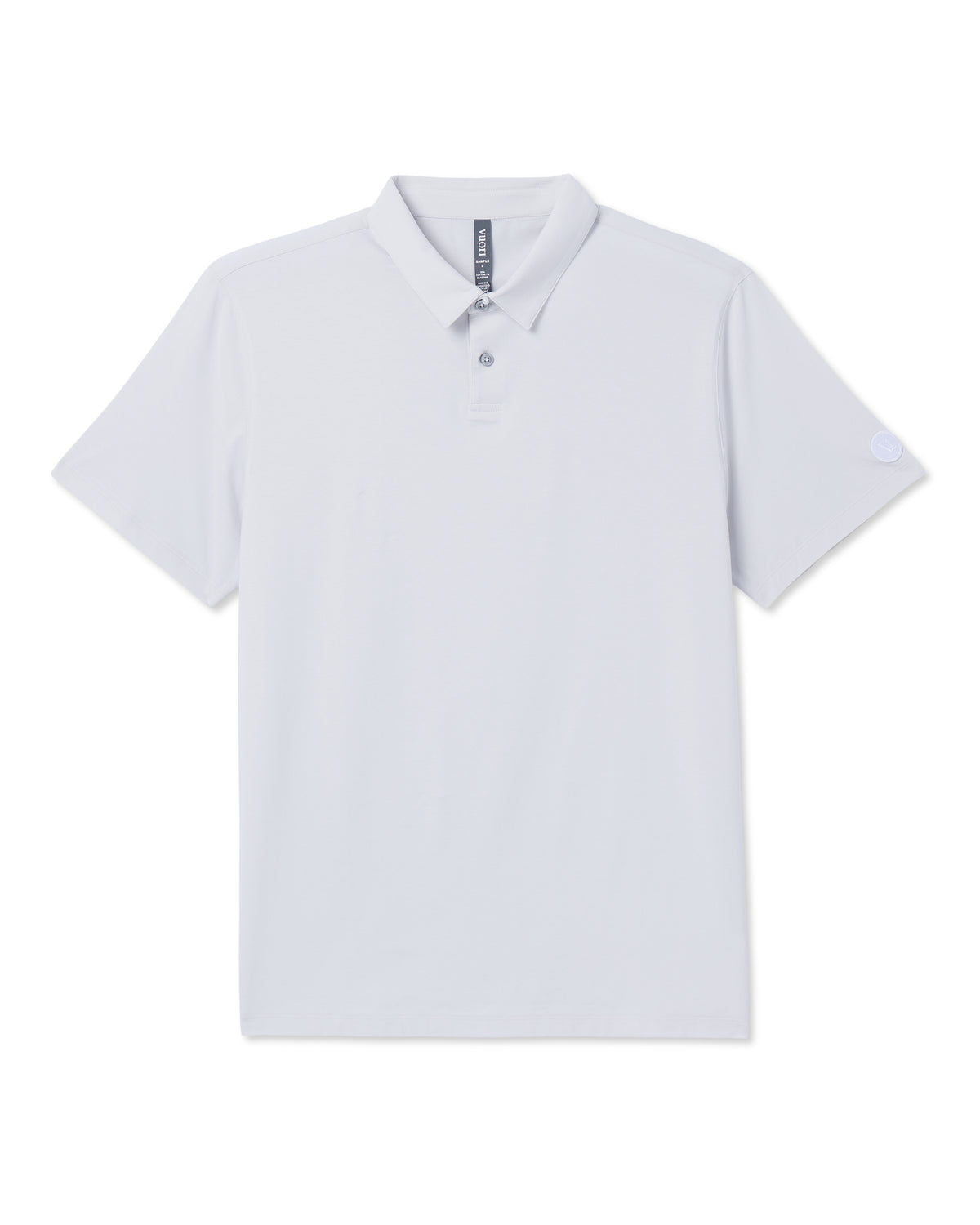 Short Sleeve Feather Polo Frost Grey - Vuori