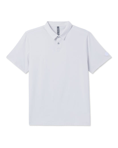 Short Sleeve Feather Polo Frost Grey - Vuori
