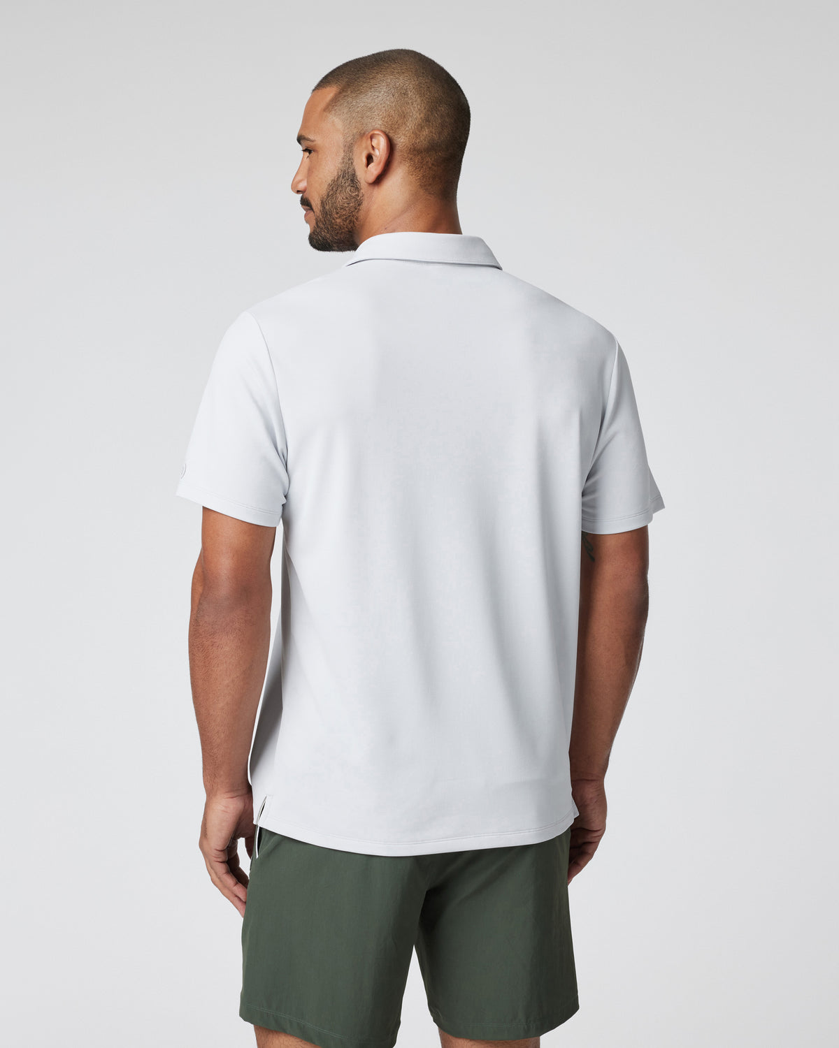Gamepoint Polo Men's Frost Grey Tennis Polo - Vuori