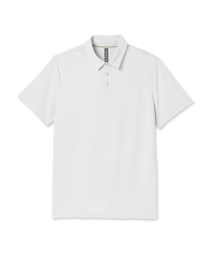 Gamepoint Polo Men's Frost Grey Tennis Polo - Vuori