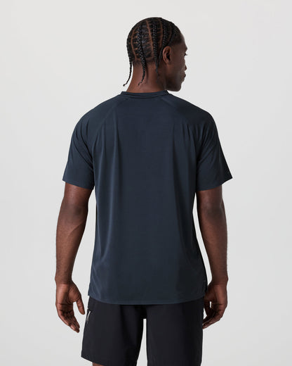Short Sleeve Viewpoint Henley Navy - Vuori