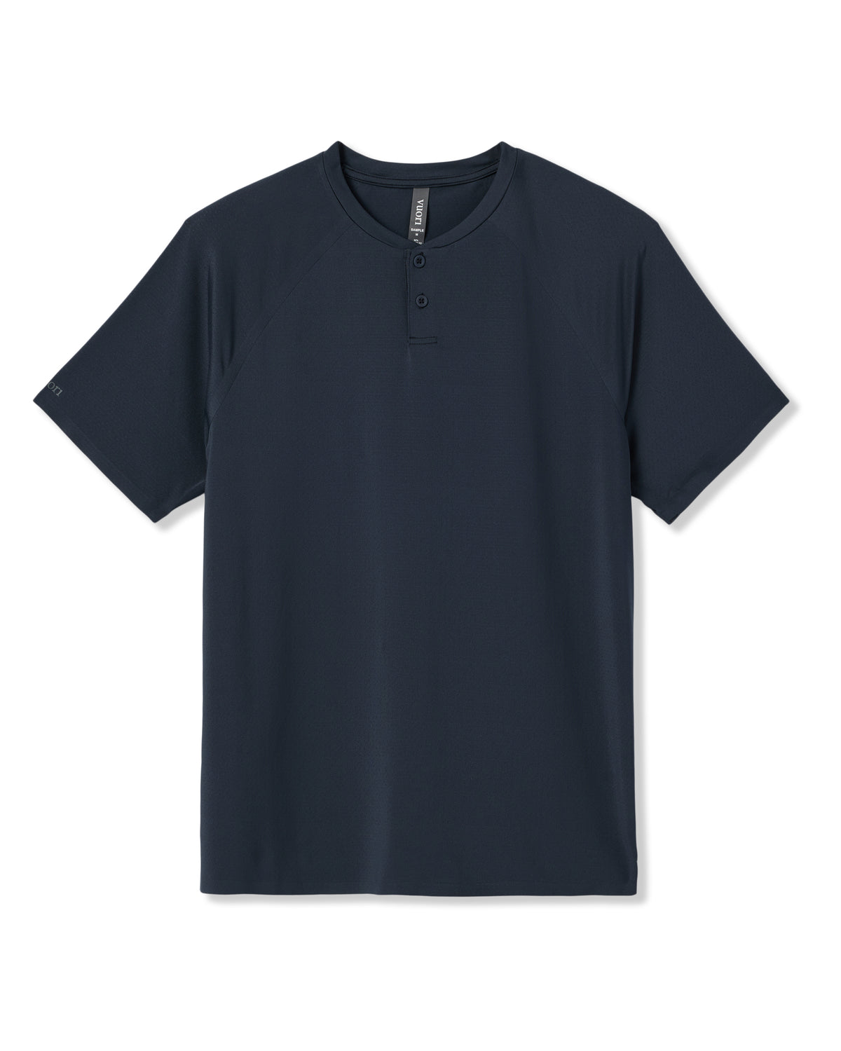 Short Sleeve Viewpoint Henley Navy - Vuori