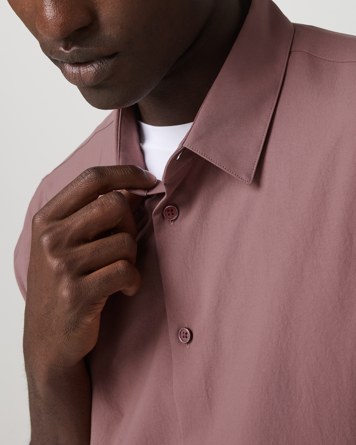 Short Sleeve Manhattan Button Down Men's Adobe Shirt - Vuori