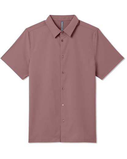 Short Sleeve Manhattan Button Down Men's Adobe Shirt - Vuori