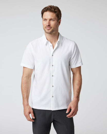 Short-Sleeve Manhattan Button Down White - Vuori
