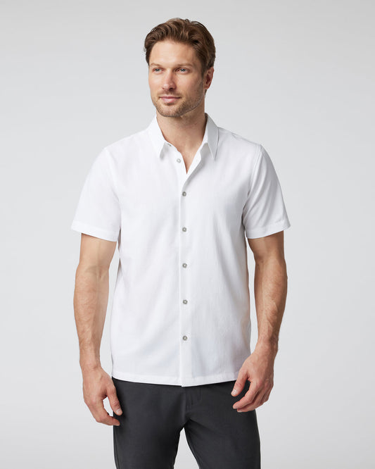 Short-Sleeve Manhattan Button Down White - Vuori