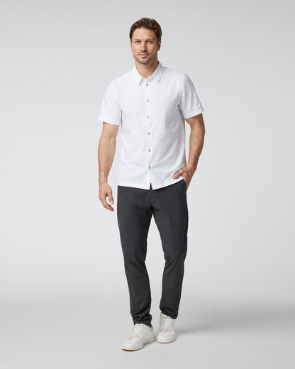 Short-Sleeve Manhattan Button Down White - Vuori