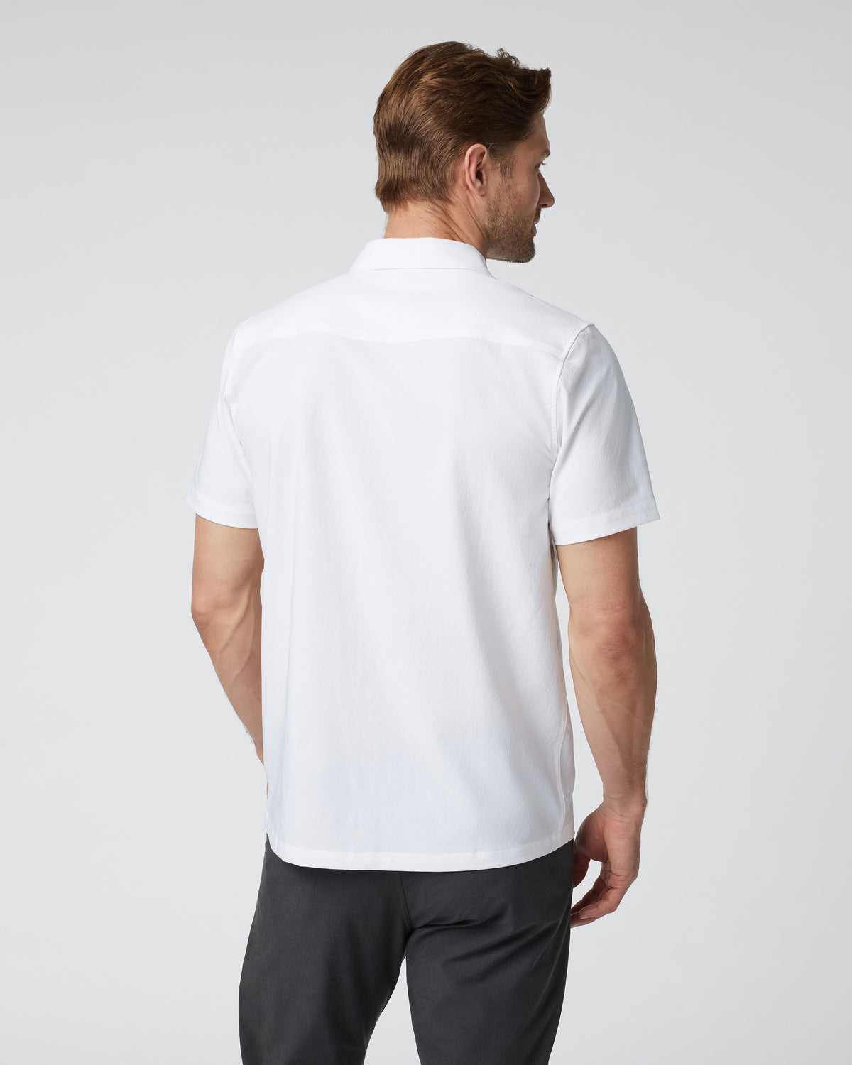 Short-Sleeve Manhattan Button Down White - Vuori