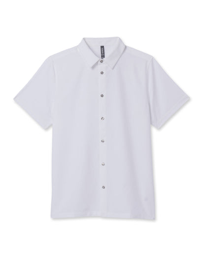 Short-Sleeve Manhattan Button Down White - Vuori