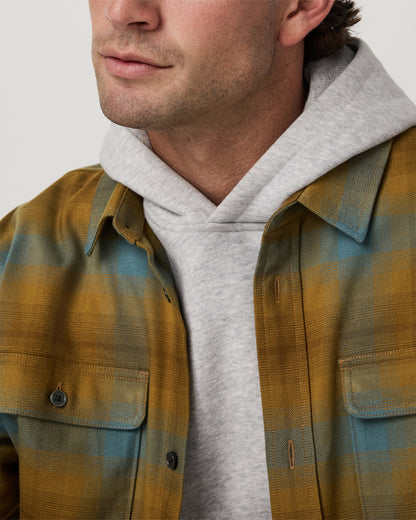 Long Sleeve Flannel Button Down Men's Bluegrass Shirt - Vuori
