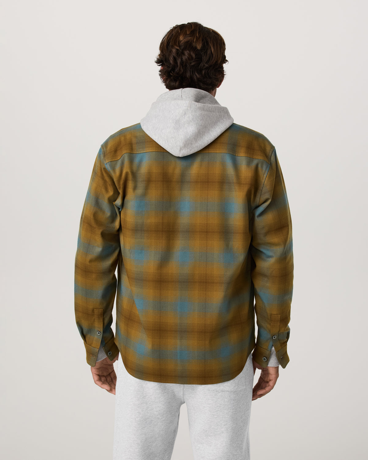 Long Sleeve Flannel Button Down Men's Bluegrass Shirt - Vuori